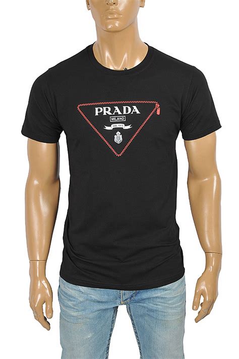 black mens prada t shirt|prada men' s t shirts.